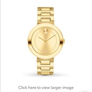 Movado bold gold watch